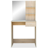 Toeletta in Legno truciolato 75x40x141 cm Rovere