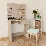 Toeletta in Legno truciolato 75x40x141 cm Rovere