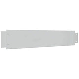 Pannelli Recinzione per Prato 15 pz Acciaio Zincato 100x20 cm