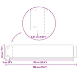 Pannelli Recinzione per Prato 15 pz Acciaio Zincato 100x20 cm