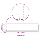 Pannelli Recinzione per Prato 20 pz Acciaio Zincato 100x20 cm