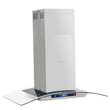 Cappa a Isola 90cm con Display LCD e Sensore Touch 756 m/h LED