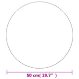 Specchio da Parete 50 cm in Vetro Circolare