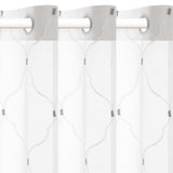 Tende 2 pcs Bianco 140 x 245 cm Poliestere