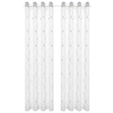 Tende 2 pcs Bianco 140 x 245 cm Poliestere