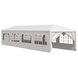 Gazebo da Giardino 3x12 m Bianco
