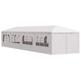 Gazebo da Giardino 3x12 m Bianco