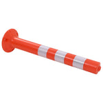 Dissuasore del Traffico 2 pz Plastica 75 cm
