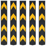 Protezioni Angolari Riflettenti 5 pz in Gomma 80 cm