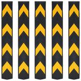 Protezioni Angolari Riflettenti 5 pz in Gomma 80 cm