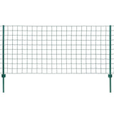 Recinzione Euro 20x0,8 m in Acciaio Verde