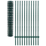 Recinzione Euro in Acciaio 20x1,5 m Verde