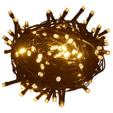 Stringa di Luci con 600 LED 60 m 8 Effetti Luce IP44 Bianco Caldo