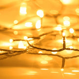 Stringa di Luci con 600 LED 60 m 8 Effetti Luce IP44 Bianco Caldo