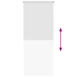 Tenda a Rullo per Doccia 100x240 cm Bianco