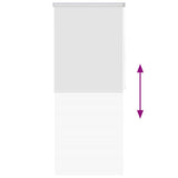 Tenda a Rullo per Doccia 120x240 cm Bianco