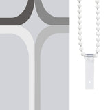 Tenda a Rullo per Doccia 100x240 cm Quadrati