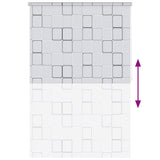 Tenda a Rullo per Doccia 140x240 cm Quadrati