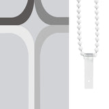 Tenda a Rullo per Doccia 140x240 cm Quadrati