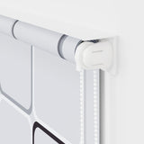 Tenda a Rullo per Doccia 140x240 cm Quadrati