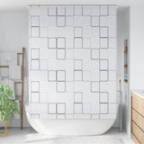 Tenda a Rullo per Doccia 140x240 cm Quadrati