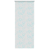 Tenda a Rullo per Doccia 120x240 cm con Motivo a Bolle