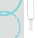 Tenda a Rullo per Doccia 160x240 cm con Motivo a Bolle