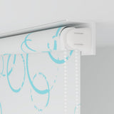 Tenda a Rullo per Doccia 160x240 cm con Motivo a Bolle