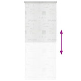 Tenda a Rullo per Doccia 120x240 cm Schizzi