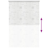 Tenda a Rullo per Doccia 160x240 cm Schizzi