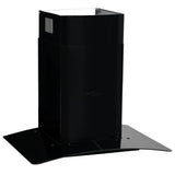 Cappa Aspirante a Muro Acciaio Inox 756 m/h 60 cm Nera