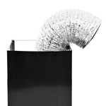 Cappa Aspirante a Muro Acciaio Inox 756 m/h 60 cm Nera
