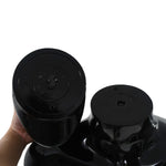 Manichino Uomo Figura Intera Base in Vetro 185 cm Nero Lucido