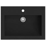 Lavandino in Granito 600x450x120 mm Nero