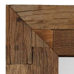 Specchio in Legno Massello di Recupero 50x110 cm