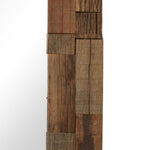 Specchio in Legno Massello di Recupero 50x110 cm