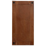 Specchio in Legno Massello di Recupero 50x110 cm