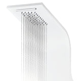 Pannello Doccia in Alluminio 20x44x130 cm Bianco