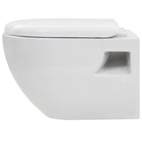 WC Sospeso in Ceramica Bianca