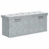 Cassetta in Alluminio 48,5x14x20 cm Argento
