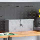 Cassetta in Alluminio 48,5x14x20 cm Argento