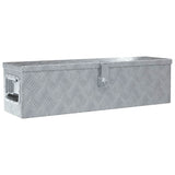 Cassetta in Alluminio 80,5x22x22 cm Argento