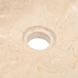 Lavello 45x30x12 cm Marmo Lucido Crema