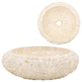 Lavandino 40x12 cm in Marmo Crema