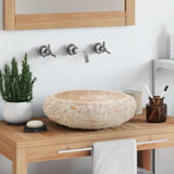 Lavandino 40x12 cm in Marmo Crema