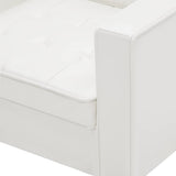 Poltrona Bianca 75x70x75 cm Similpelle