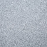 Divano a L Rivestito in Tessuto 171,5x138x81,5 cm Grigio Chiaro
