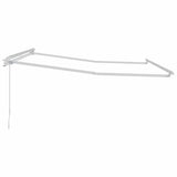 Tenda da Sole Manuale Bianco 3 x 2,5 m Metallo