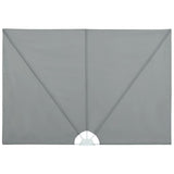 Tenda Laterale per Terrazza Pieghevole Grigio 300x150 cm