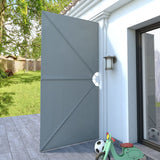 Tenda Laterale per Terrazza Pieghevole Grigio 300x150 cm